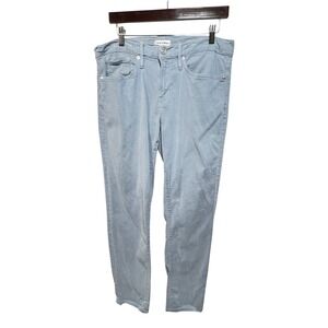 Frame L'Homme Slim Light Blue Jeans Mens Size 33 Stretch Denim Pants